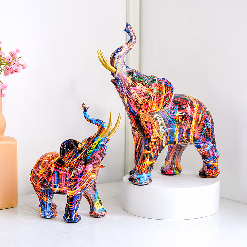 Scandinavian Elephant Ornament